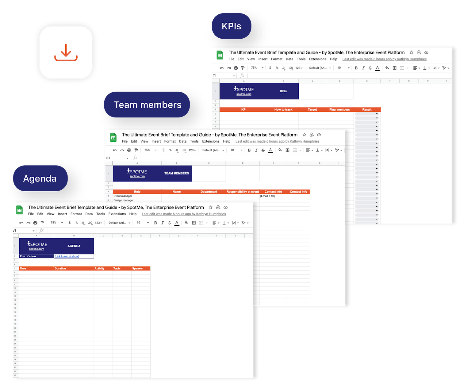 event brief template section 2 visual