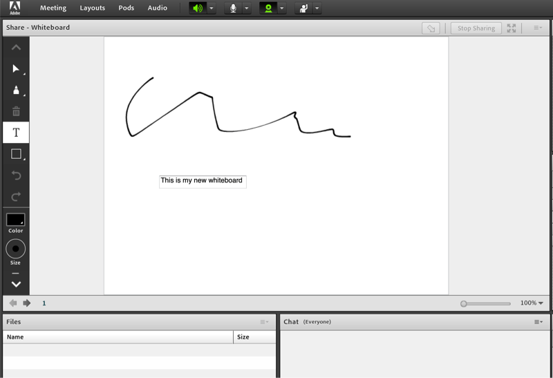 Adobe Connect Whiteboard