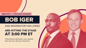 celebrity panel at virtual event, inbound2020