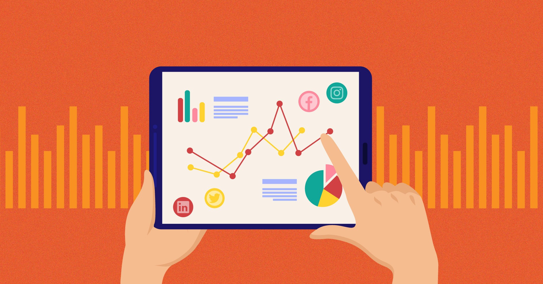 Virtual event marketing strategies shown on desktop