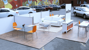 Solve outdoor office, experiential marketing