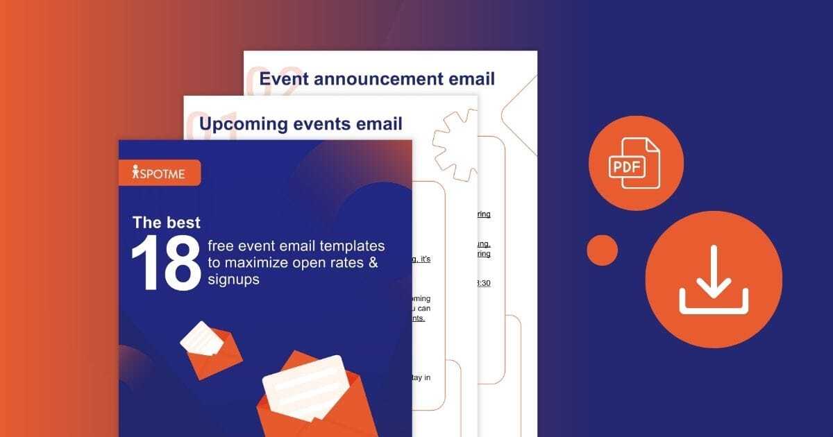 The best 18 event email templates