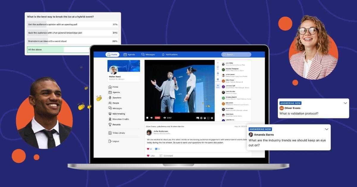 Virtual event platform comparison chart