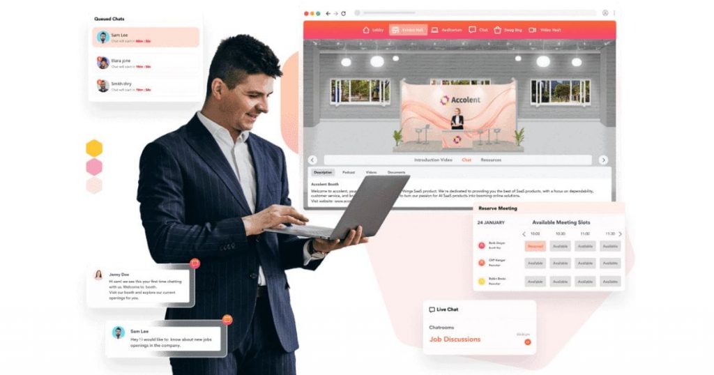 vFairs - virtual conference platform