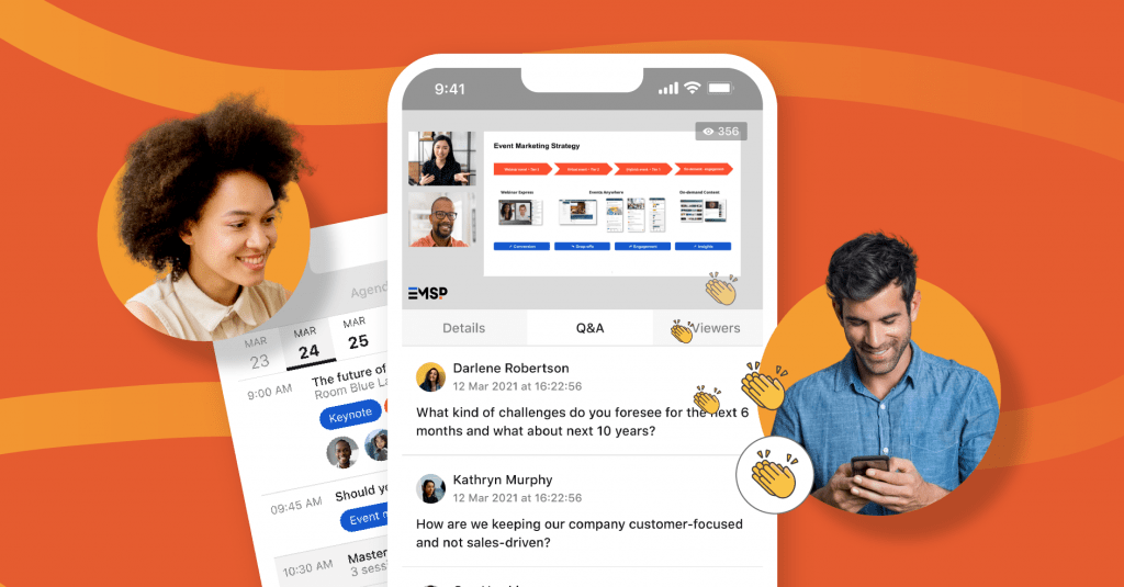 Hybrid event mobile app