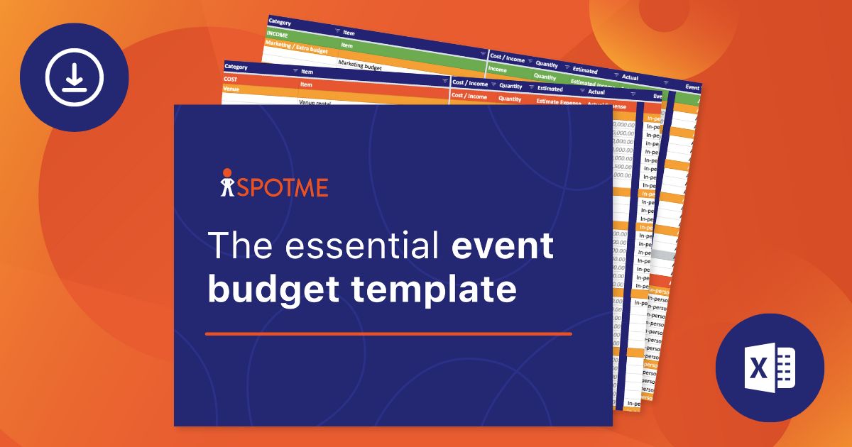Event budget template
