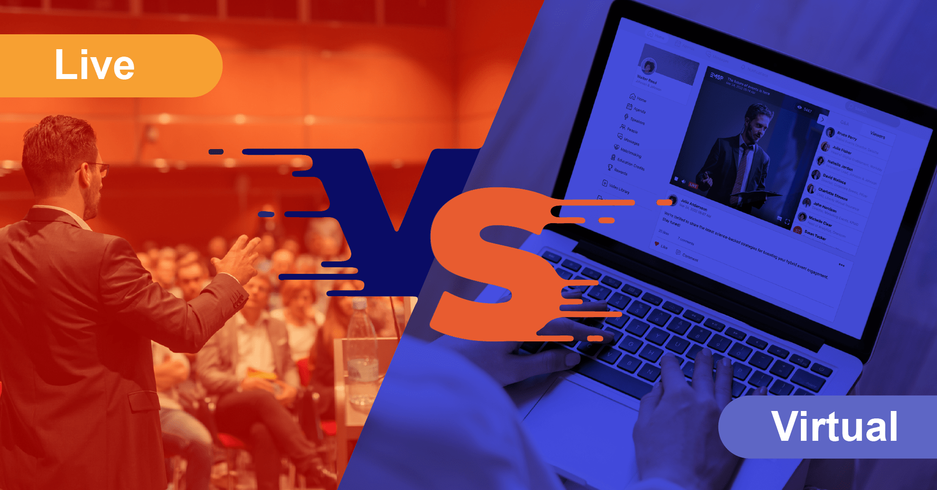 Live events vs virtual events