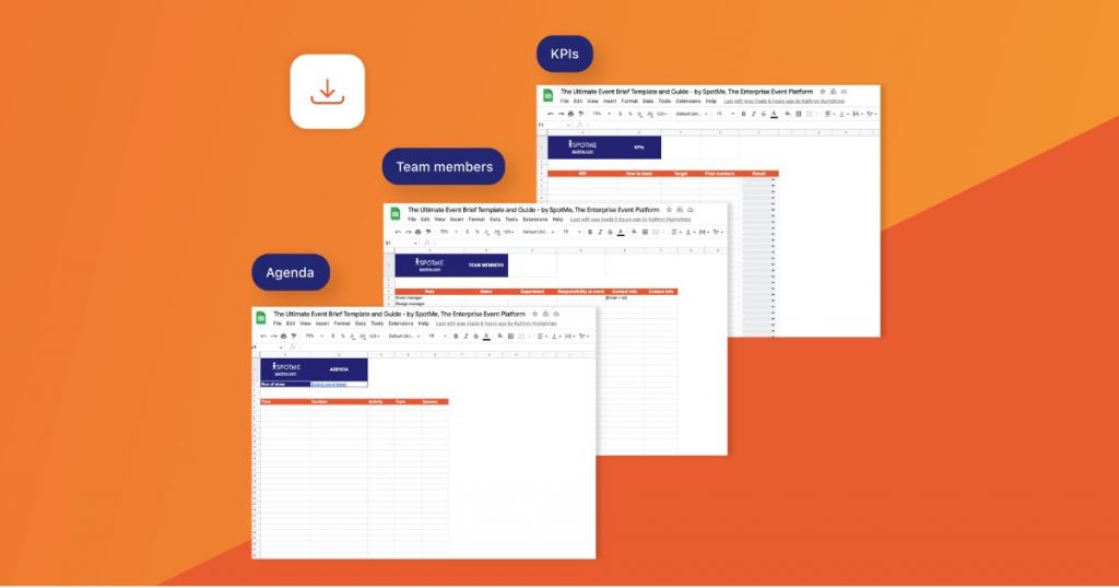 Event brief template