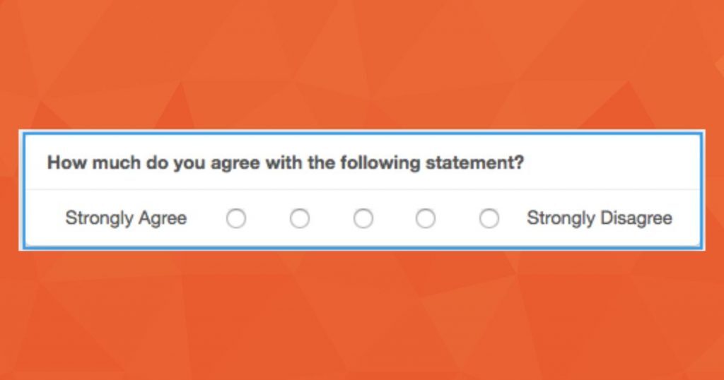 Pre event survey question rating 2