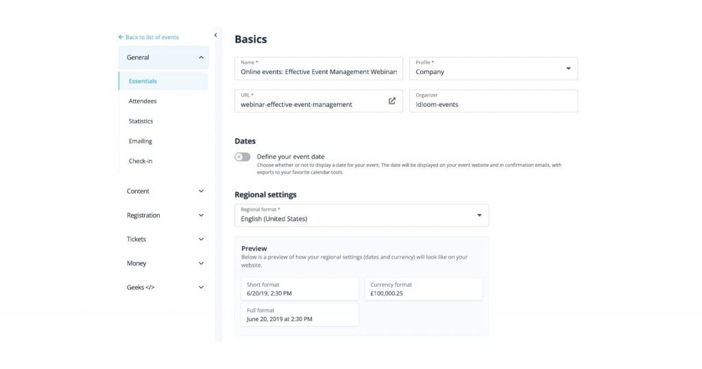 Idloom - event registration app