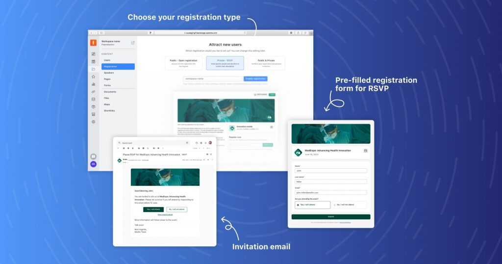 Event registration app