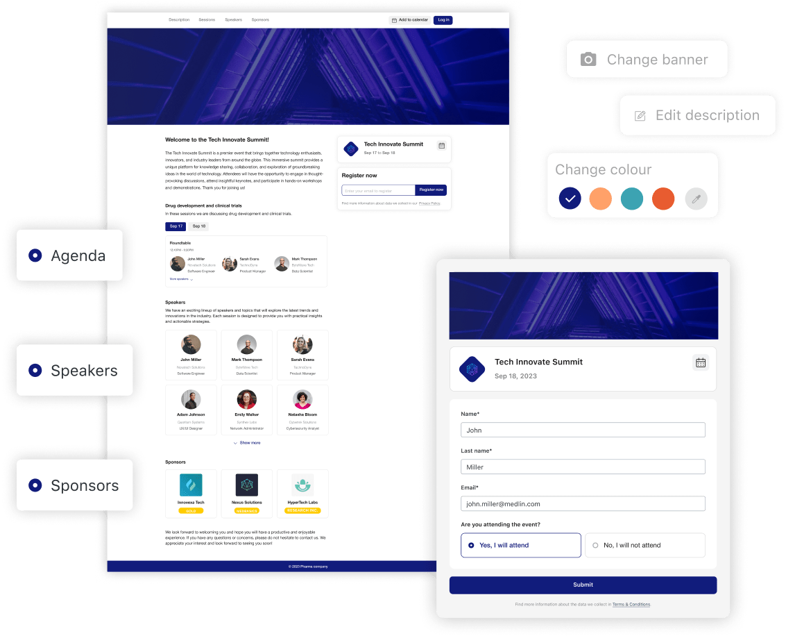 section 5 visual professional services page