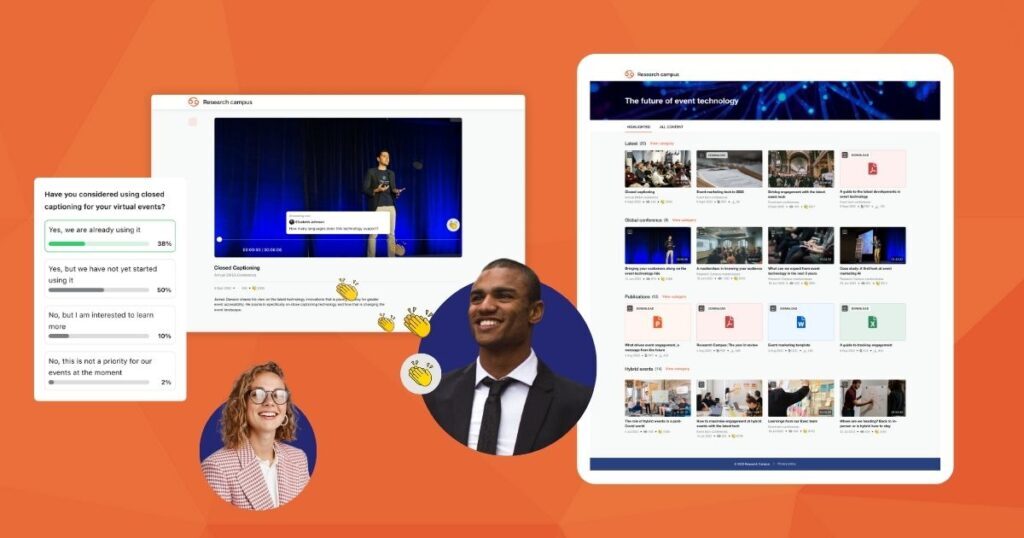 Post-event engagement - content hub