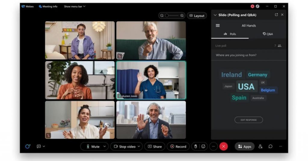 Webex Events - webinar platform