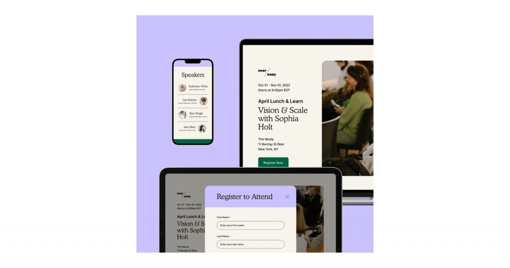 Splash - event registration platform