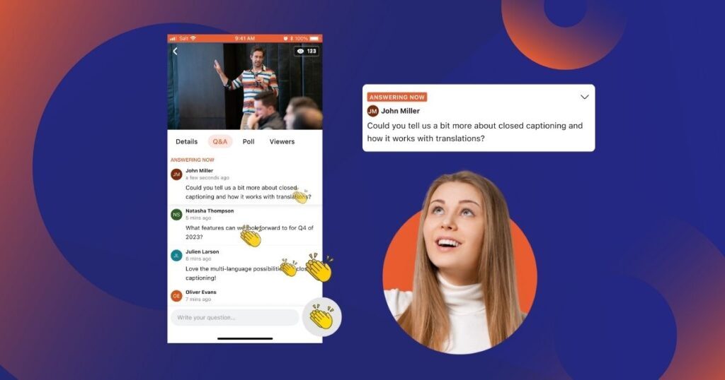 event engagement - Q&A