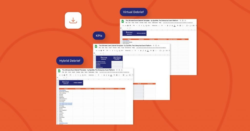 Post event debrief example