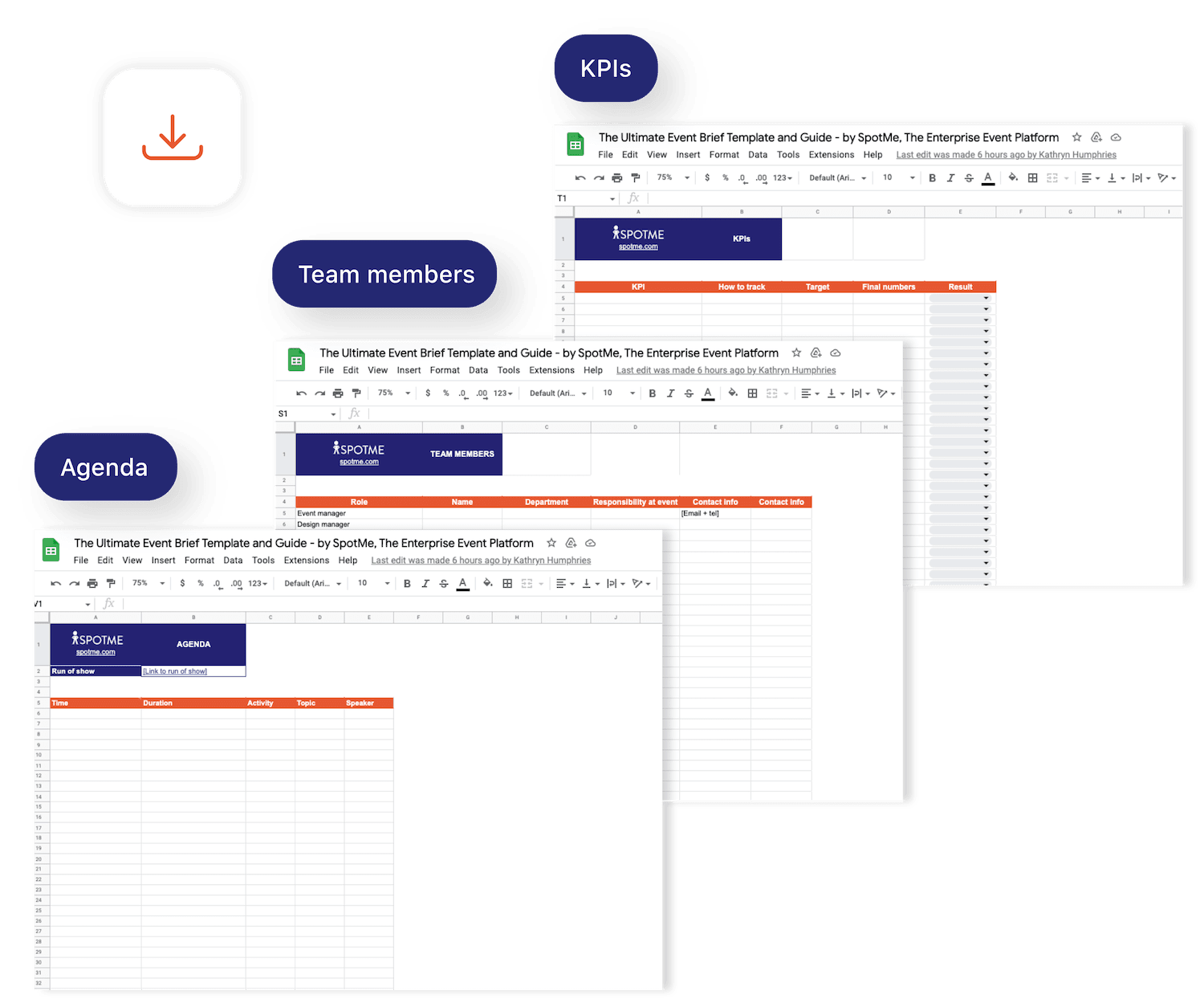 event brief template section 2 visual