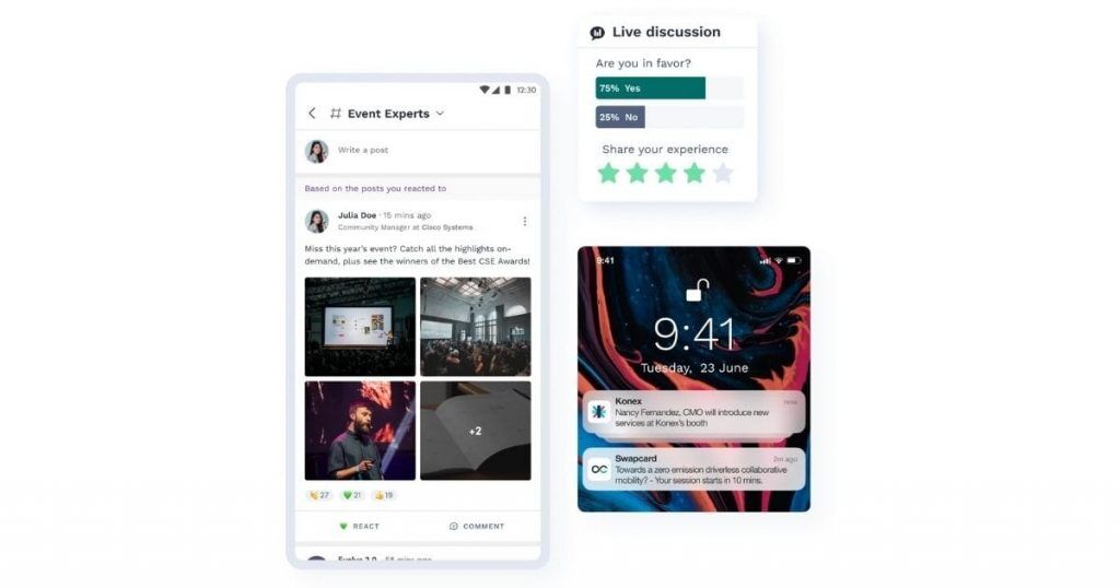 Swapcard mobile app