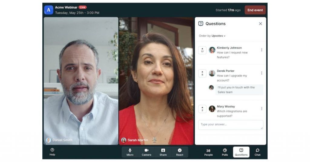 Livestorm - virtual event platforms