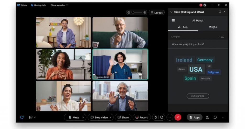 Webex Events - webinar platform