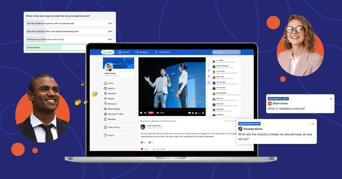 Virtual event platform comparison chart