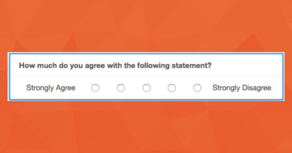 Pre event survey question rating 2